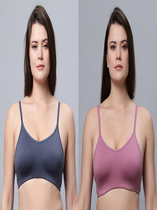 ALPLSP-05 Non-Padded Full Coverage Sports bra (Pack of 2) Incare