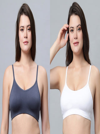 ALPLSP-05 Non-Padded Full Coverage Sports bra (Pack of 2) Incare