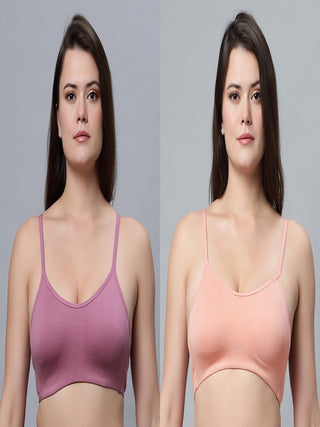 ALPLSP-05 Non-Padded Full Coverage Sports bra (Pack of 2) Incare