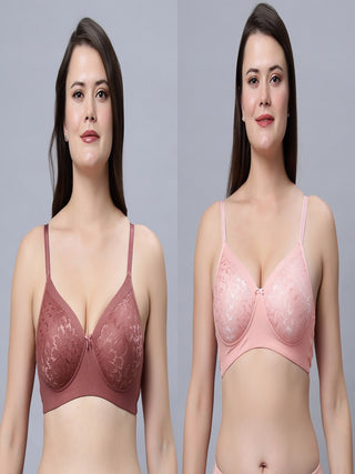 ICPD-11 Full Coverage Lightly Padded Bra (Pack of 2) Incare