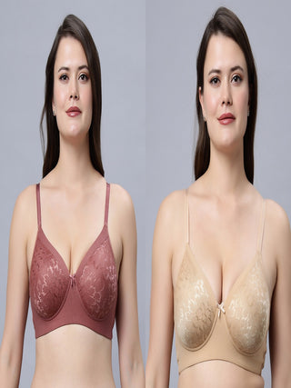 ICPD-11 Full Coverage Lightly Padded Bra (Pack of 2) Incare