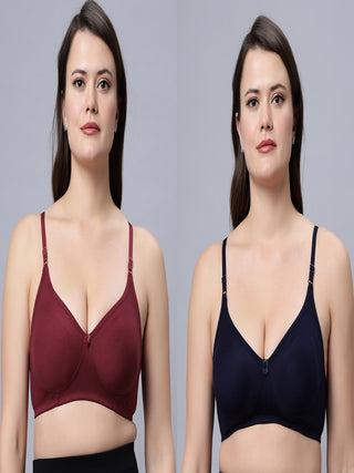 Soha Non-Padded Full Coverage T-Shirt Bra (Pack of 2) Incare