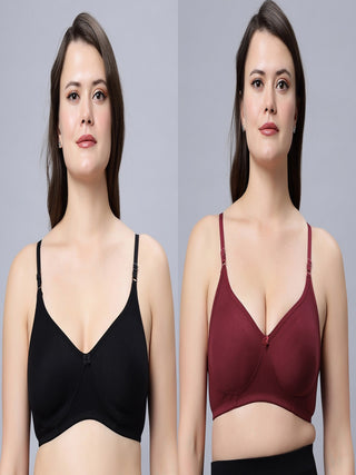 Soha Non-Padded Full Coverage T-Shirt Bra (Pack of 2) Incare