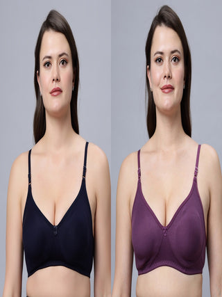 Soha Non-Padded Full Coverage T-Shirt Bra (Pack of 2) Incare