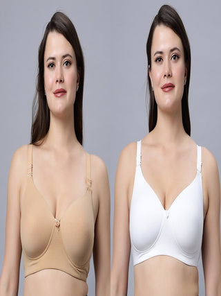 ICPD-08 Full Coverage Lightly Padded Bra (Pack of 2) Incare