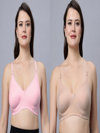 Soha Non-Padded Full Coverage T-Shirt Bra (Pack of 2) Incare