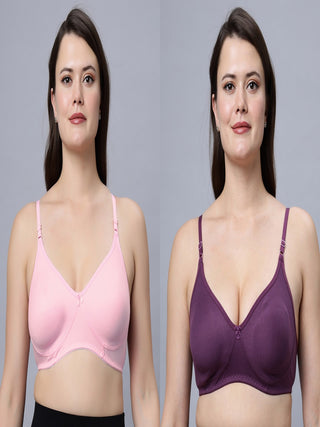 Soha Non-Padded Full Coverage T-Shirt Bra (Pack of 2) Incare