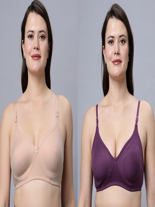 Soha Non-Padded Full Coverage T-Shirt Bra (Pack of 2) Incare