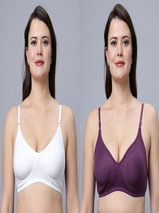 Soha Non-Padded Full Coverage T-Shirt Bra (Pack of 2) Incare