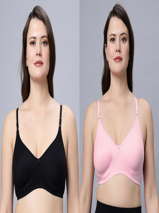 Soha Non-Padded Full Coverage T-Shirt Bra (Pack of 2) Incare