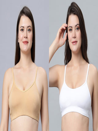 ALPLSP-05 Non-Padded Full Coverage Sports bra (Pack of 2) Incare