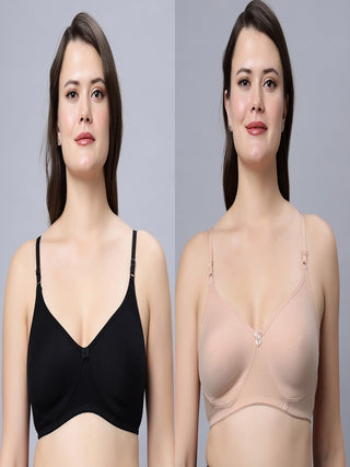 Soha Non-Padded Full Coverage T-Shirt Bra (Pack of 2) Incare