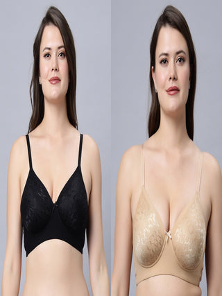 ICPD-11 Full Coverage Lightly Padded Bra (Pack of 2) Incare