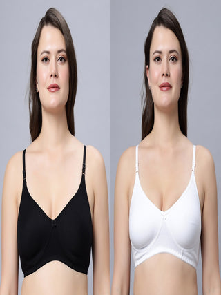 Soha Non-Padded Full Coverage T-Shirt Bra (Pack of 2) Incare