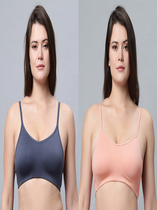 ALPLSP-05 Non-Padded Full Coverage Sports bra (Pack of 2) Incare