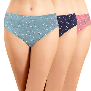 ICIN-018  Hipster With  Inner Elastic Panties (Pack of 3)