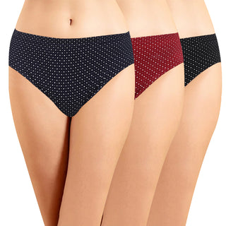ICIN-004 Hipster Panties with Inner Elastic (Pack of 3)