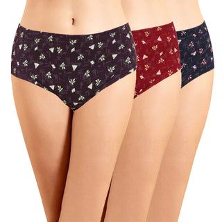 ICIN-022  Hipster Panties with Inner Elastic (Pack of 3)