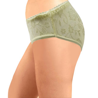 SONYBIKINI Net Bikini Panties with Outer Elastic (Pack of 3)