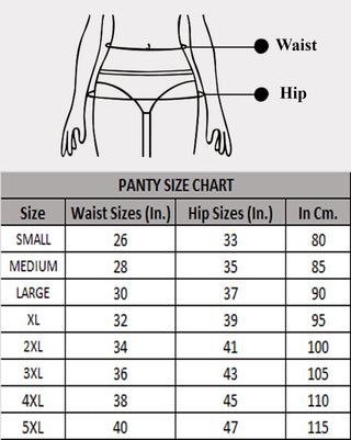 Amulya BB3 Broad Elastic Printed  Belly Control Panties (Pack of 3)