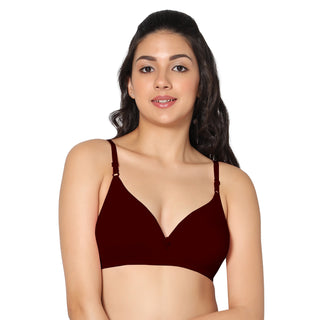 Tulie Non-Padded Half Coverage T-Shirt Bra (Pack of 2)