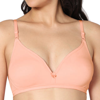 Tulie Non-Padded Half Coverage T-Shirt Bra (Pack of 2) - Incare