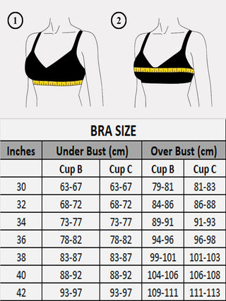 ICPD-04 Full Coverage Heavily Padded Bra (Pack of 2)